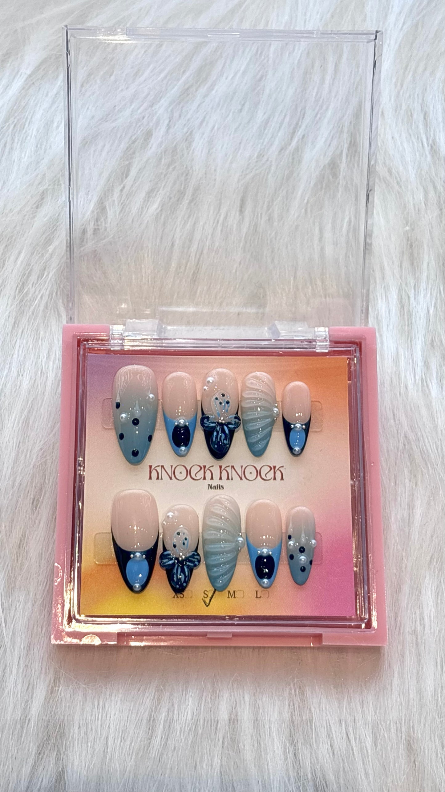 Knock Knock - Frosted Navy