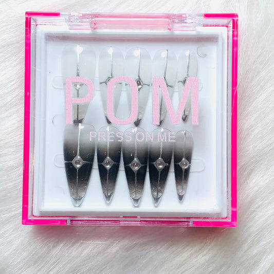 POM - Cross Silver