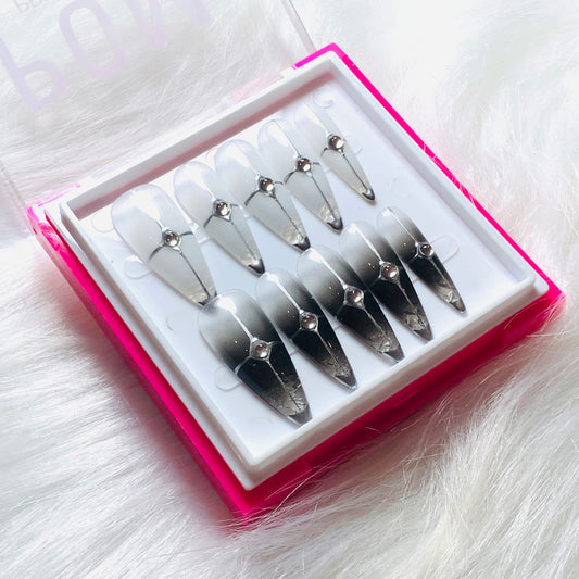 POM - Cross Silver